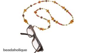 How to Make a Chic Eyeglass Holder Necklace [upl. by Ahtnicaj688]