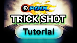 8 ball pool  Trick shot tutorial  How to bank shot bang shot  Middle  centre pocket awesome shot [upl. by Coopersmith842]