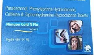 Nimuon Cold N Flu Tablet Full Uses in Hindi  सर्दी को कहो अलविदा । cold headache runnynose [upl. by Ogden]