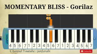 pianika Gorilaz MOMENTARY BLISS instrumental melodika [upl. by Ettezzus]