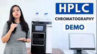 HPLC Chromatography Demonstration [upl. by Field]