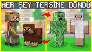 ŞEHİRDE HERŞEY TERSİNE DÖNDÜ 😱  Minecraft [upl. by Krasnoff]