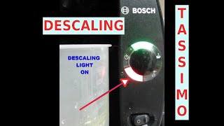 How to Descale your Tassimo Coffee Machine  Red Scaling Warning Light Always On [upl. by Clair634]