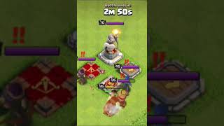 King vs All Heroes 🗿Clash of clansshorts clashofclans [upl. by Hesther709]