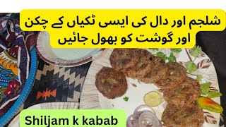 Shiljam Daal Tikki  Shiljam ke Kabab Recipe  Shilgam Tikki Banane Ke Recipe shilgam [upl. by Eerak107]