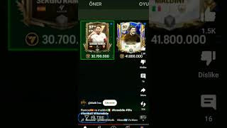 Maldini vs Ramos fc mobile card challenges [upl. by Lime854]