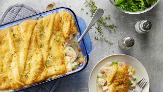 Chicken Pot Pie Casserole Recipe  Pillsbury [upl. by Malvino]