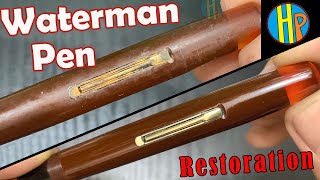 Restoring an 80 Year Old Fountain Pen  Waterman Hundred Year Pen [upl. by Telford801]