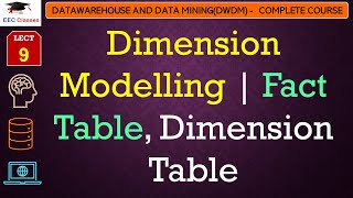 L9 Dimension Modelling  Fact Table Dimension Table  Data warehouse amp Data Mining Lectures Hindi [upl. by Yovonnda]