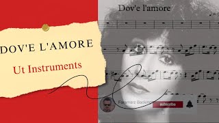 Dovè lamore  Cher  Play along for Ut Instruments [upl. by Triley]