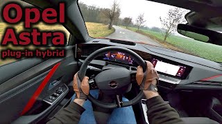 2022 Opel Astra plugin hybrid  POV test drive [upl. by Kcyrred]