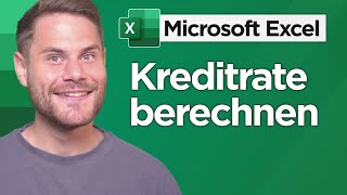 Einfach Kreditrate berechnen in Excel 2024 [upl. by Imena]