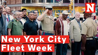 Inside New York City Fleet Week As Marines Descend On The Big Apple [upl. by Sholom300]