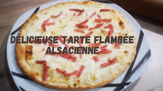 Flammekueche Alsacienne ou Tarte Flambée [upl. by Melanie222]