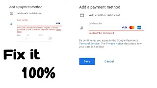 How to Fix Error Ensure Your Info is Correct or Try a Different Payment Method [upl. by Savanna490]