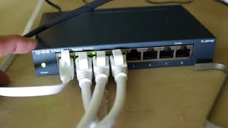 TPLink TLSG108  8 Port Gigabit Unmanaged Ethernet Network Switch Ethernet Splitter Review [upl. by Nirol597]