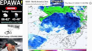 Wednesday November 20th 2024 video forecast [upl. by Guglielmo]