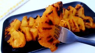 Most Delicious Way To Eat Pineapples  JUICY Honey Roasted Pineapples  Honey Glazed Baked Pineapple [upl. by Weinberg521]