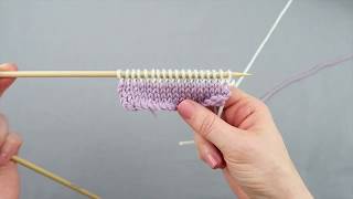 How to knit Stocking Stitch stripes [upl. by Enotna]