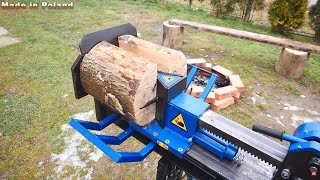 Mechanical Wood Splitter  TEST and explanation [upl. by Tirma]