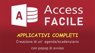 Applicativo Completo  Agenda e Scadenziario con popup avvisi [upl. by Noffihc]