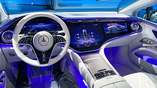 2022 NEW Mercedes EQS Full Interior Walkaround Mercedes Benz EQS Interior Ambiente [upl. by Annoyed]