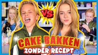 CAKE BAKKEN ZONDER RECEPT  NINA amp JENS SCHOTPOORT [upl. by Drofnas]