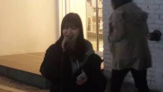 에일리 ☆저녁하늘☆ 커버 보컬듀오 quot뽀뽀quot 진하영 홍대버스킹 20170329수 Korean Hongdae Kpop Street Busking [upl. by Acinomal]