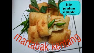 Resep martabak kentang lembut auto laris manis [upl. by Anirdnaxela]