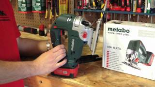 METABO 18 VOLT CORDLESS JIGSAW STA 18 LTX [upl. by Alison]