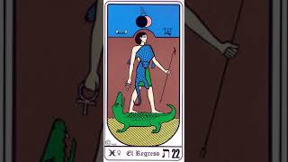 Tarot Egipcio  Arcano 22  El Regreso  Significado  AUDIOAYUDA [upl. by Jami]