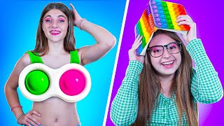 Popular Girl VS Nerd at School  Uncomfortable and Funny Situations [upl. by Utta]