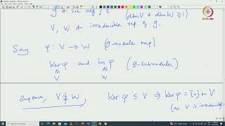 Lec 18 Schur’s lemma [upl. by Tews]