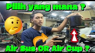 Air suspension vs air cup suspension [upl. by Dolli]