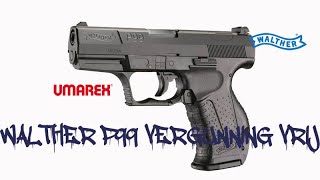 Umarex  Walther P99 008 joule CE airsoft pistool alle leeftijden en vergunning vrij [upl. by Isbella]