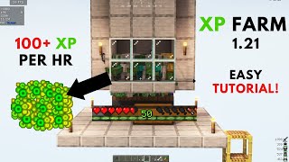 How To Make Xp Farm Minecraft 121 [upl. by Swee]