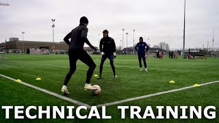 Improve Your Technical Ability  Full Technical Training Session For Footballers [upl. by Dedie353]