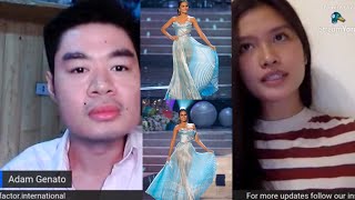 Did you know JanineTugonon’s MissUniverse gown has an interesting backstory [upl. by Ranie]