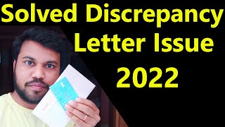 how to solve discrepancy in pan card 2022 pan card me discrepancy letter aaya hai ab kya kare [upl. by Greyso671]