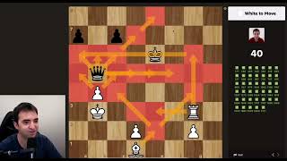 Watch Eric Rosen solve an Unbelievable chess puzzle [upl. by Anairuy949]