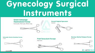 100 Commonly used Gynecological Surgery Instruments pictures and uses [upl. by Anitreb546]