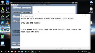 NOKIA TA 1174 Password Remove Easy Method [upl. by Engelhart528]