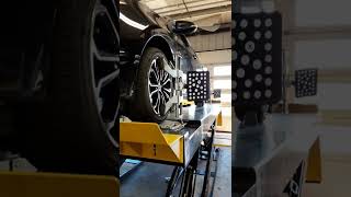 What performing an alignment with a John Beam 3D Alignment Machine and John Bean Alignment Rack [upl. by Sundin684]