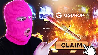 HITTING THE MOST BEAUTIFUL KNIFE IN CS2 GGDROP PROMO CODE [upl. by Royd256]