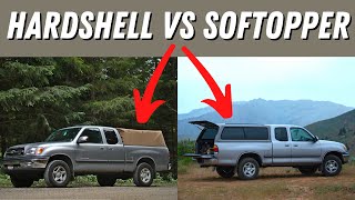 IN DEPTH REVIEW Fiberglass Camper Shell VS Softopper Truck Toppers [upl. by Brian]