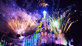 Disney Dreams Spectacular Night Time Full Show  HD at Disneyland Paris wPeter Pan Rapunzel [upl. by Yra187]