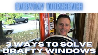 Drafty window solutions How to Insulate Windows and Using Caulk Cord and Rope Caulk on your windows [upl. by Enayr]