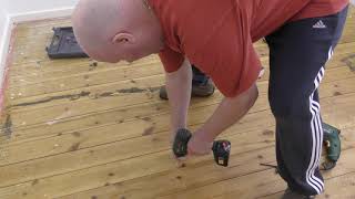 Fixing squeaky floorboards [upl. by Biddy]