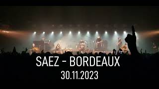 CONCERT SAEZ BORDEAUX 30112023 [upl. by Krystle]