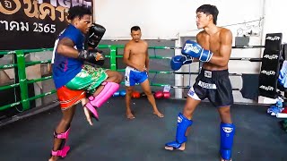 ISHOWSPEED vs PRO MUAY THAI FIGHTER [upl. by Linnell]